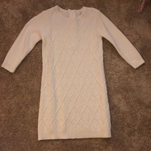 Cream Sweater Dress